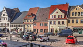 Wohn- und Gesch�ftshaus in Colditz am Markt