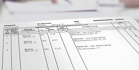 Grundbuchauszug Beispiel Grunderwerbsteuer Sachsen