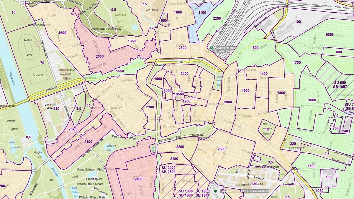 Bodenrichtwerte Karte Leipzig