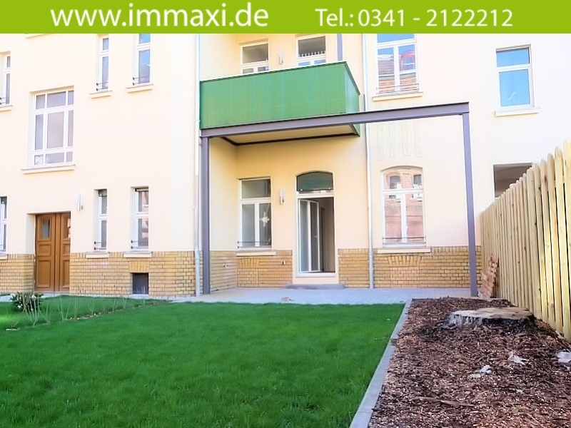 eigene Terrasse Erdgeschosswohnung Leipzig