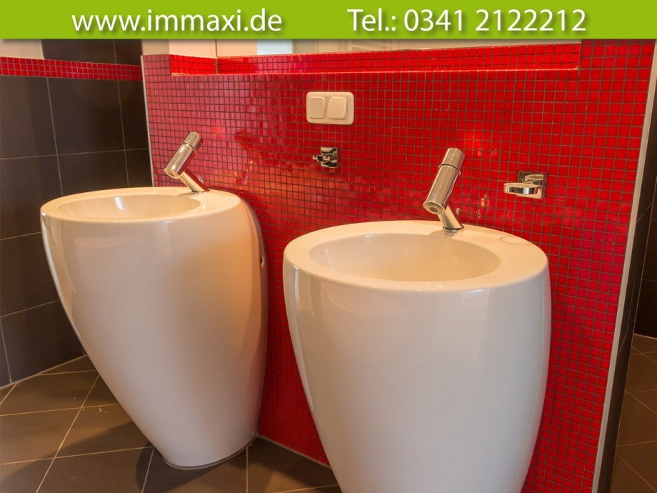 Badezimmer-Detail Dachgeschosswohnung Leipzig