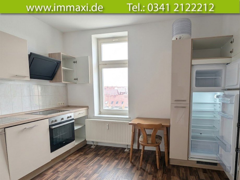 K�che - KI-bearbeitete Darstellung Dachgeschosswohnung Leipzig