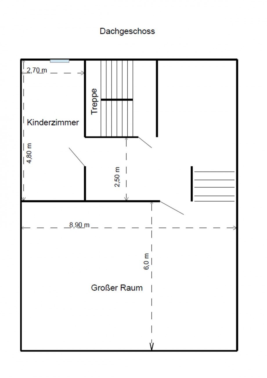 Grundriss-DG Haus Colditz