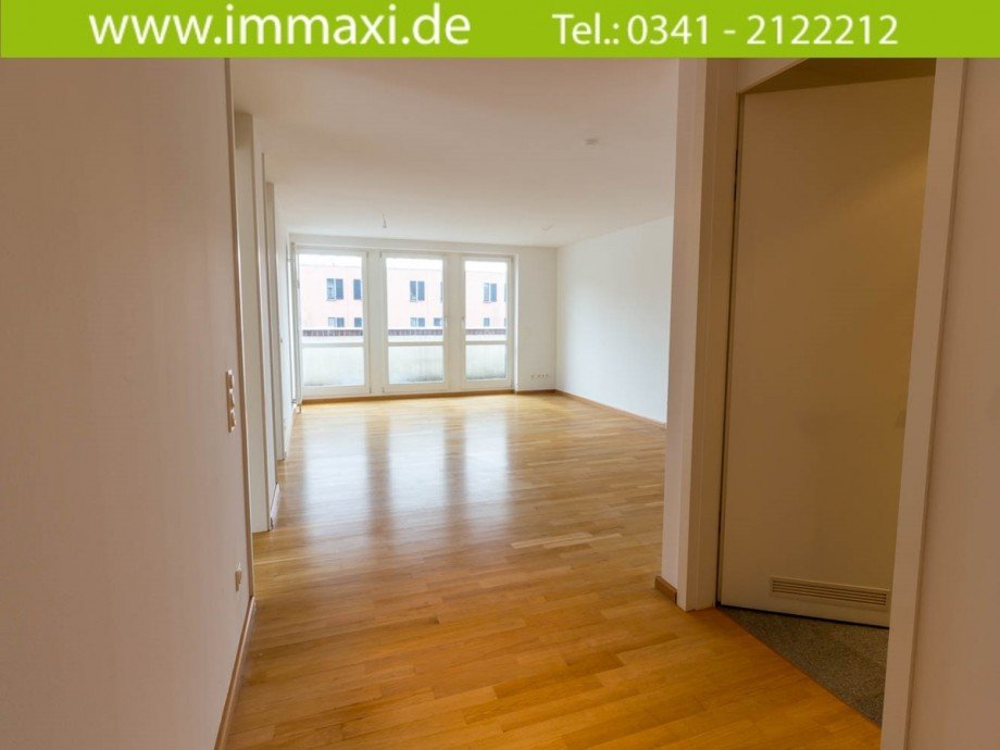 Blick zum Wohnbereich Etagenwohnung Leipzig