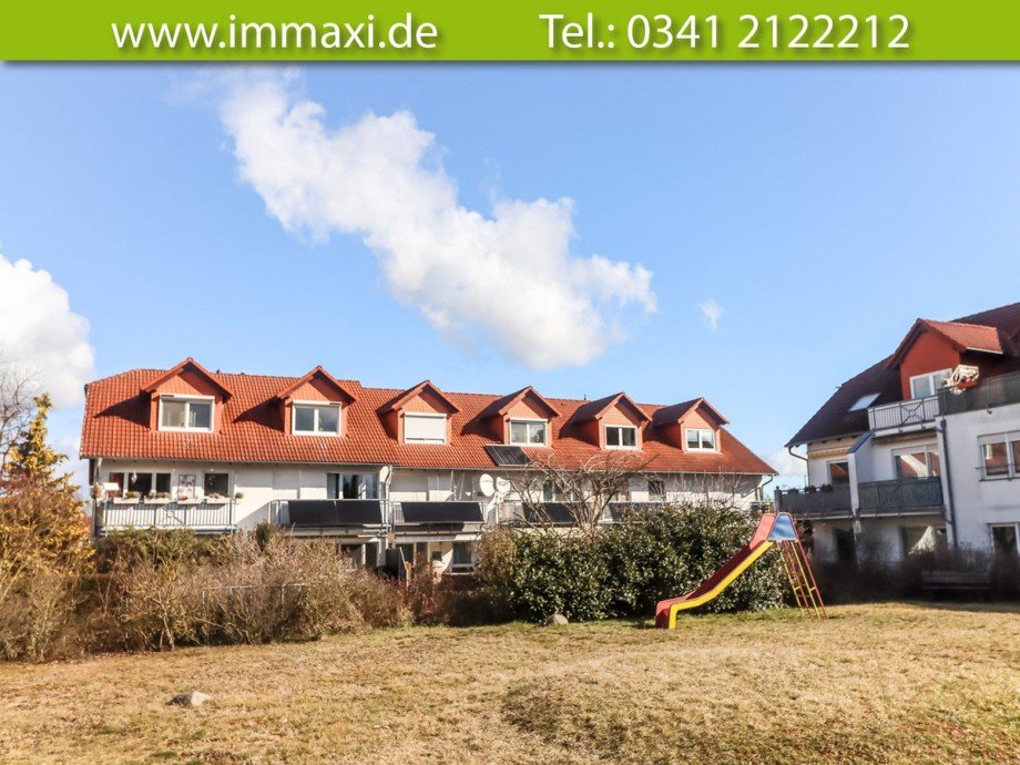 Hausansicht-S�dseite Reihenmittelhaus Leipzig