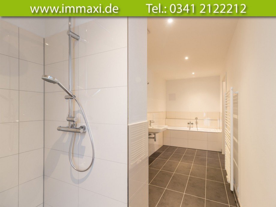 Badezimmer(2) Erdgeschosswohnung Leipzig