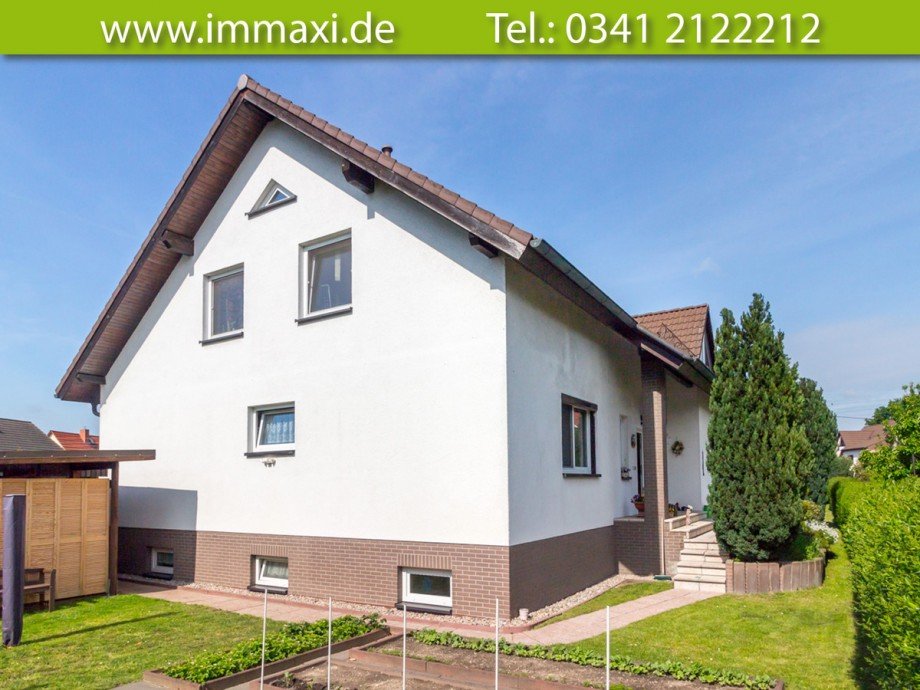 Hausansicht-R�ckseite Einfamilienhaus Naunhof