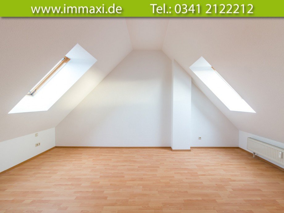 Schlafzimmer Dachgeschosswohnung Leipzig