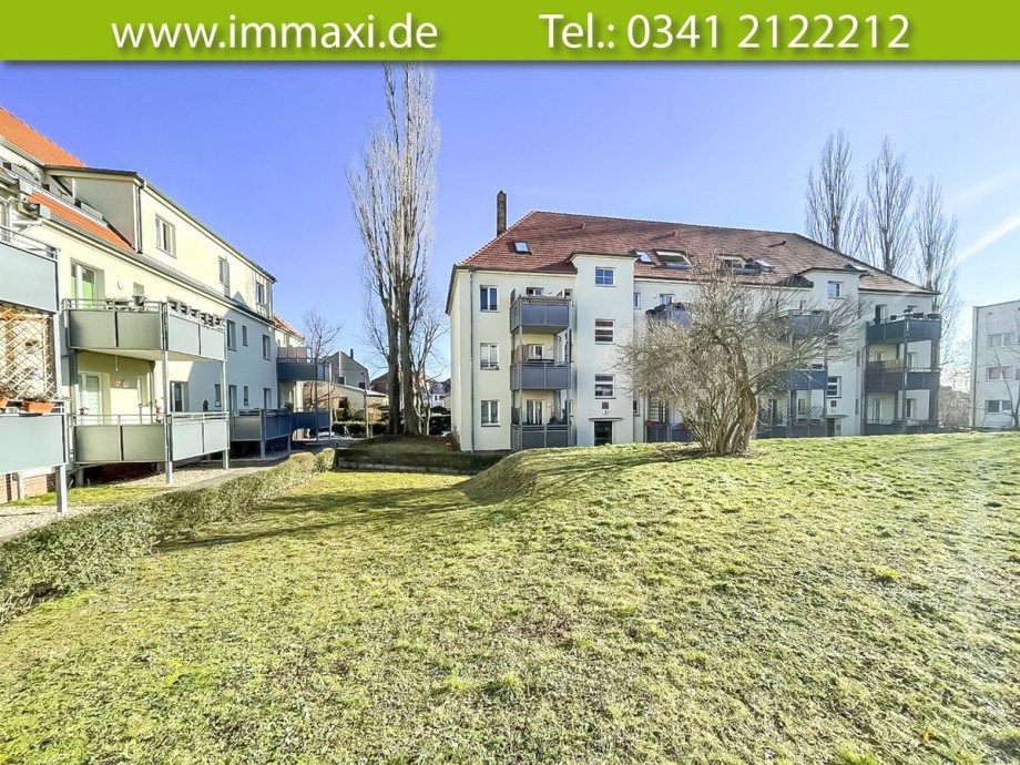 Hausansicht-Rosenh�fe-Wahren Etagenwohnung Leipzig