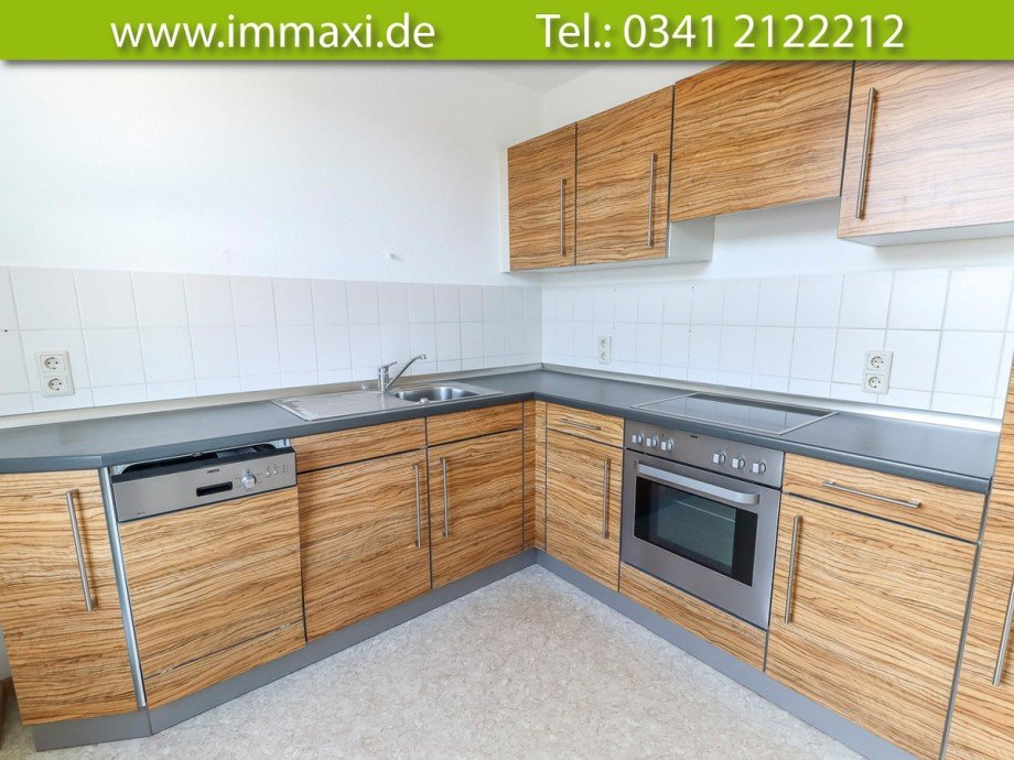 Einbauk�che Dachgeschosswohnung Leipzig