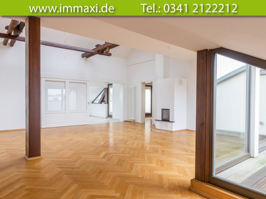 Wohnbereich-(2) Dachgeschosswohnung Leipzig