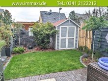 Gartengestaltung - �bernahme vom Vormieter m�glich REIHENMITTELHAUS IN WIEDERITZSCH + 5 ZIMMER + STELLPLATZ + KLEINER GARTEN