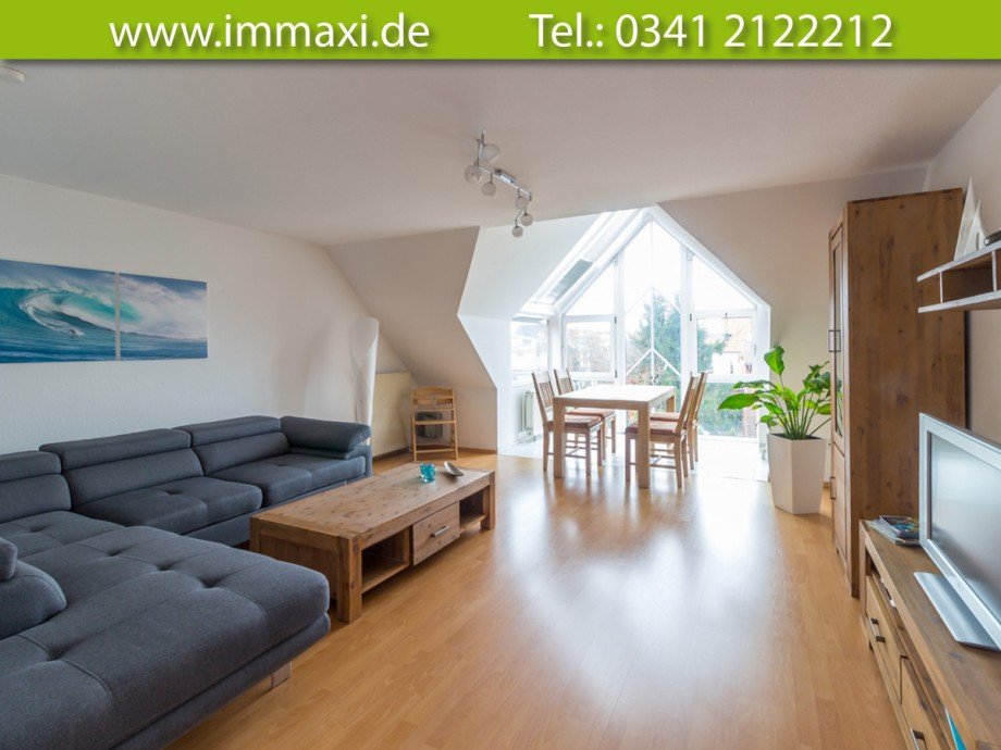 Wohnzimmer Etagenwohnung Zwenkau