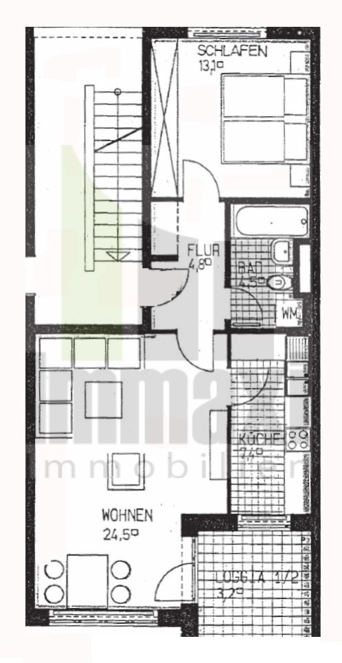 Grundriss Etagenwohnung Leipzig