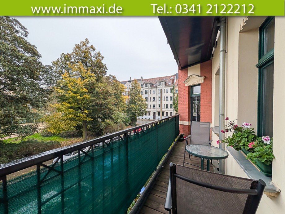 Balkon Etagenwohnung Leipzig
