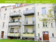Hinteransicht (1) MOCKAU + 2 RAUM WOHNUNG ZUM KAUF + LAMINATBODEN + BALKON + TOP