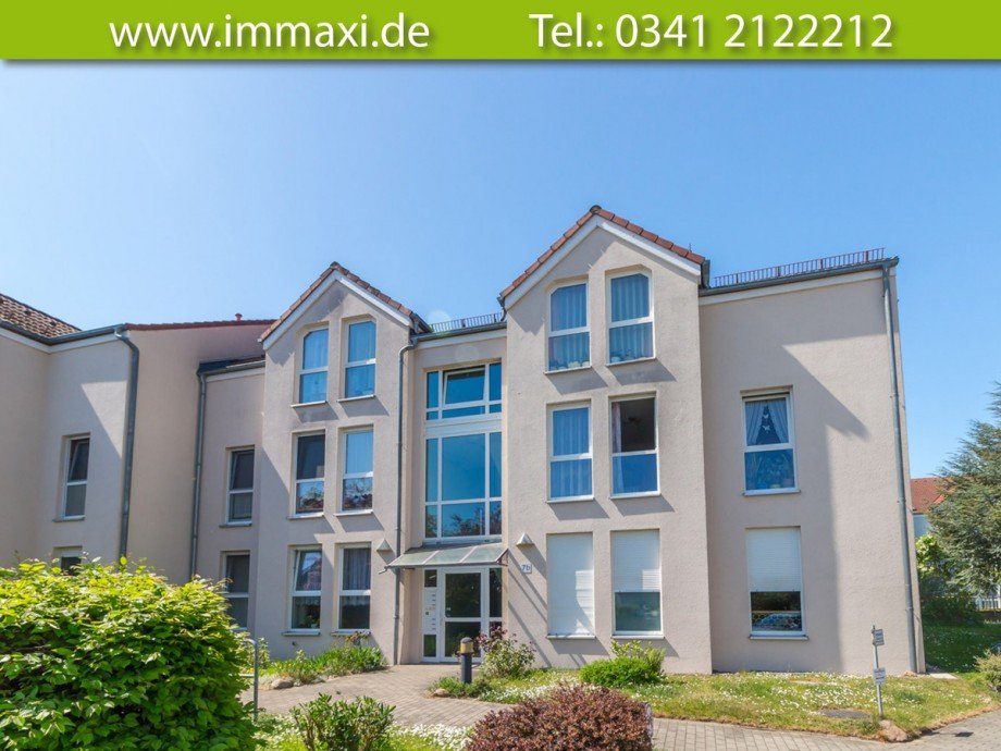 Hausansicht-Vorderseite-Laerchenweg-Taucha Etagenwohnung Taucha