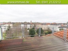 Dachterrasse-mit-Weitblick-�ber-Markkleeberg 5 RAUM WOHNUNG MARKKLEEBERG + DACHGESCHOSS + MAISONETTE + DACHTERRASSE