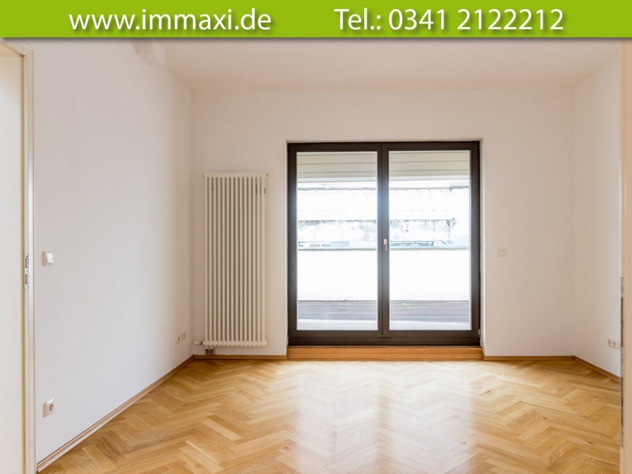 Schlafzimmer Dachgeschosswohnung Leipzig