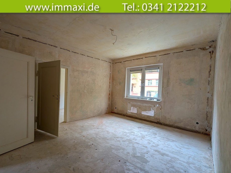 Wohnzimmer - in Sanierung Erdgeschosswohnung Leipzig-Wahren