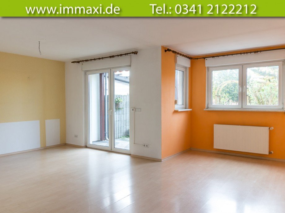 Wohnzimmer Reihenmittelhaus Leipzig