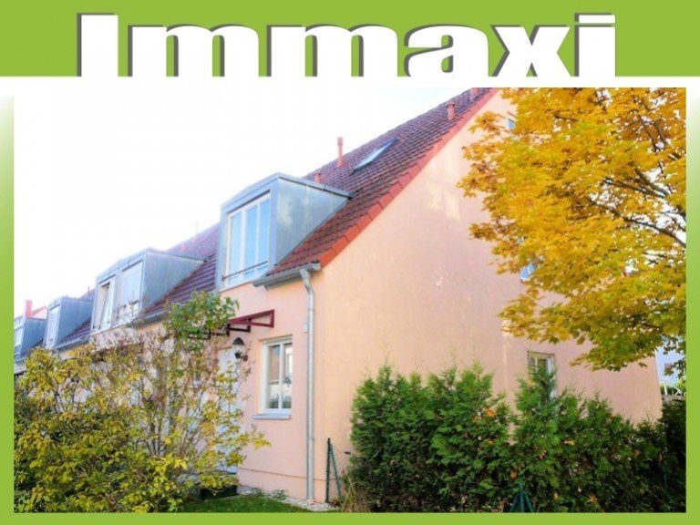 Hausansicht Borsdorf Reihenhaus BORSDORF + REIHENENDHAUS ZUM KAUF + TERASSE + GARTEN S�DAUSRICHTUNG