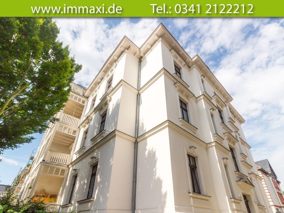 Seitenansicht Etagenwohnung Leipzig