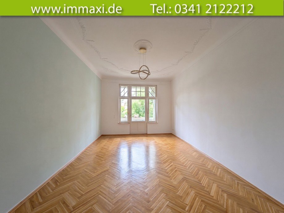 Wohnzimmer Etagenwohnung Leipzig