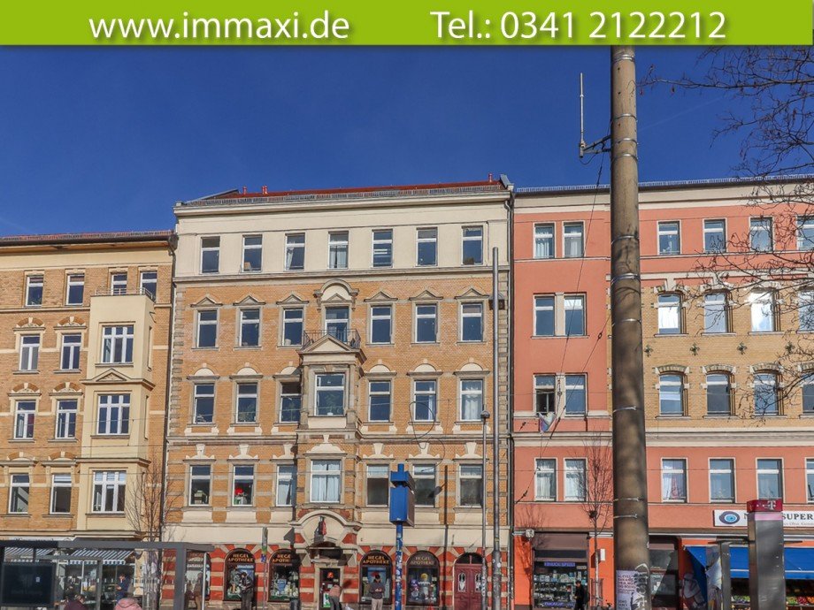 Hausansicht Etagenwohnung Leipzig