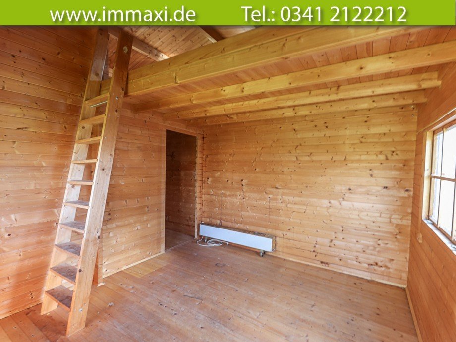 Gartenhaus Innenansicht Doppelhaush�lfte Leipzig / Meusdorf