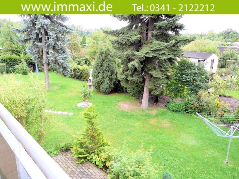 Blick vom Balkon (1) Etagenwohnung Leipzig