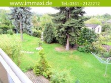 Blick vom Balkon (1) M�LKAU + 3 ZIMMER + PARKETT + RIESIGE TERRASSE + TRAUMLAGE