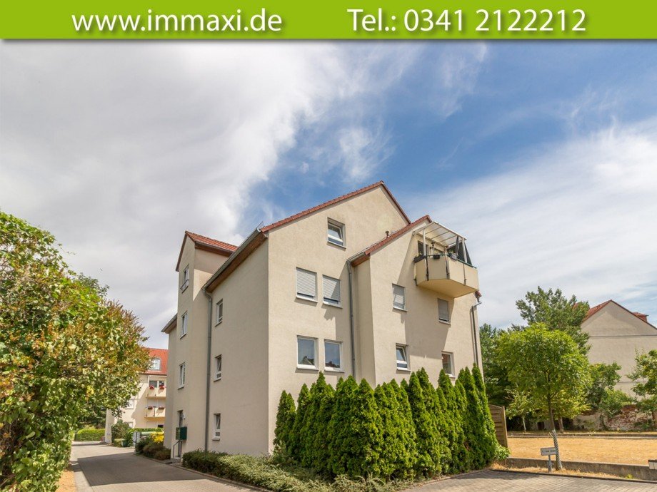 Hausansicht-Eigentumswohnung-Leutzsch Etagenwohnung Leipzig