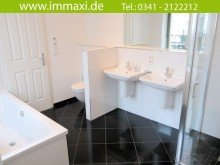 Badezimmer ZENTRUM WEST + 4 RAUM WOHNUNG + EIGENER GARTEN + PARKETT + STUCK + GARAGE