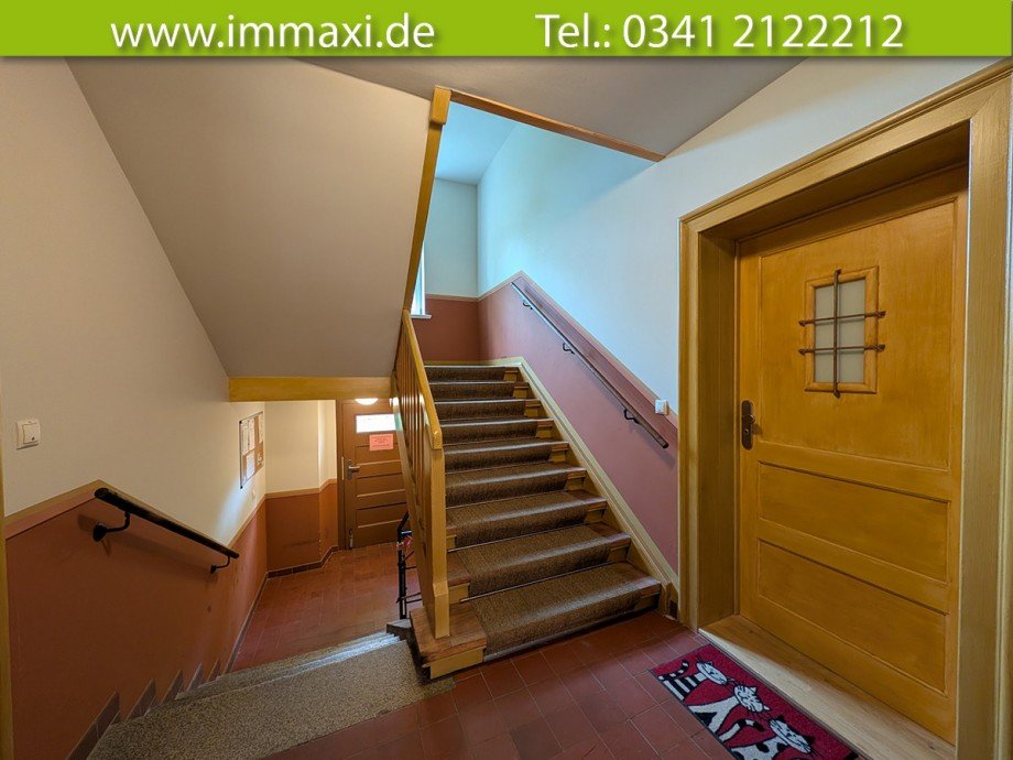 Treppenhaus Erdgeschosswohnung Leipzig