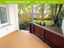 BalkonTerrasse PLAGWITZ + 3 RAUM WOHNUNG ERDGESCHOSS MIT GARTEN + PARKETT