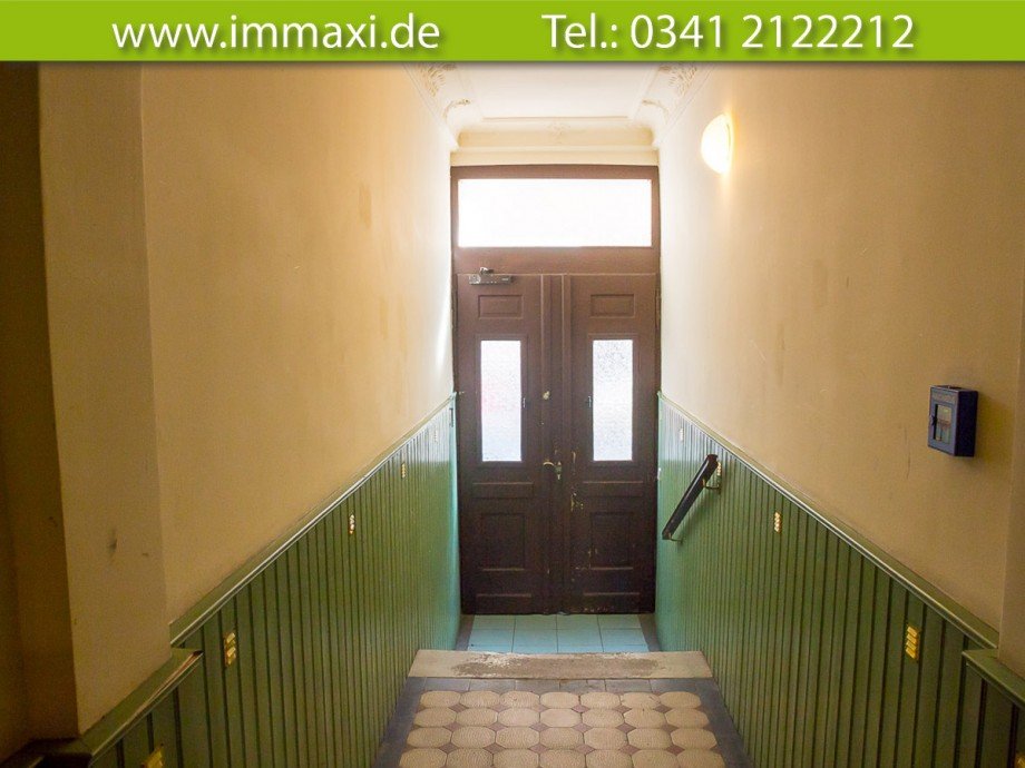 HAuseingang Etagenwohnung Leipzig
