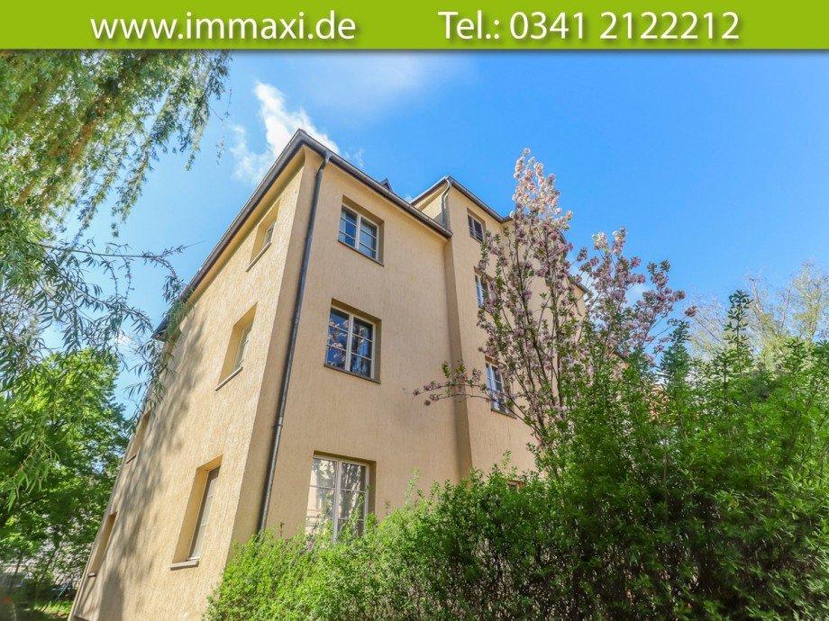 Hausansicht Etagenwohnung Leipzig