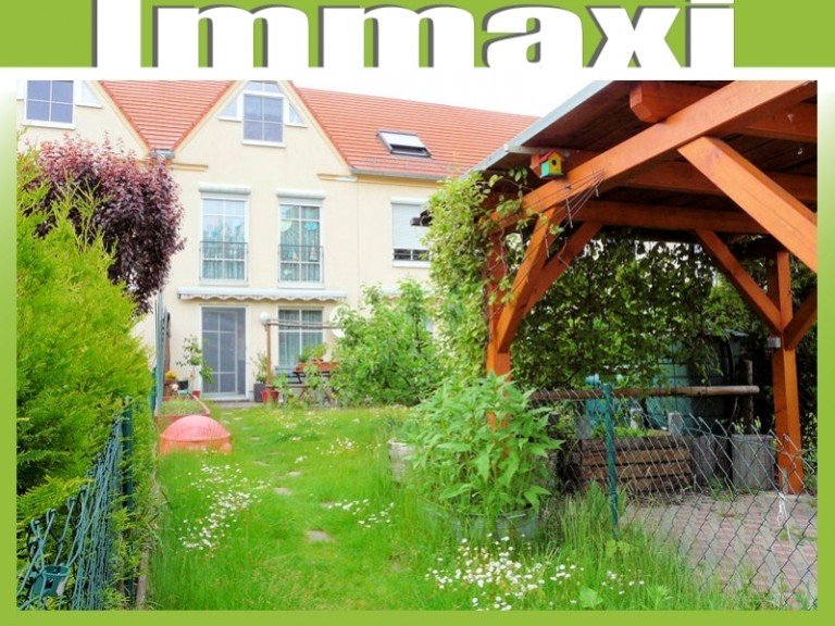 Hausansicht Str�mpelstra�e - Reihenhaus zum Kauf Leipzig-Probstheida Reihenmittelhaus PROBSTHEIDA + REIHENHAUS IN TOLLER LAGE + GARTEN + TERRASSE