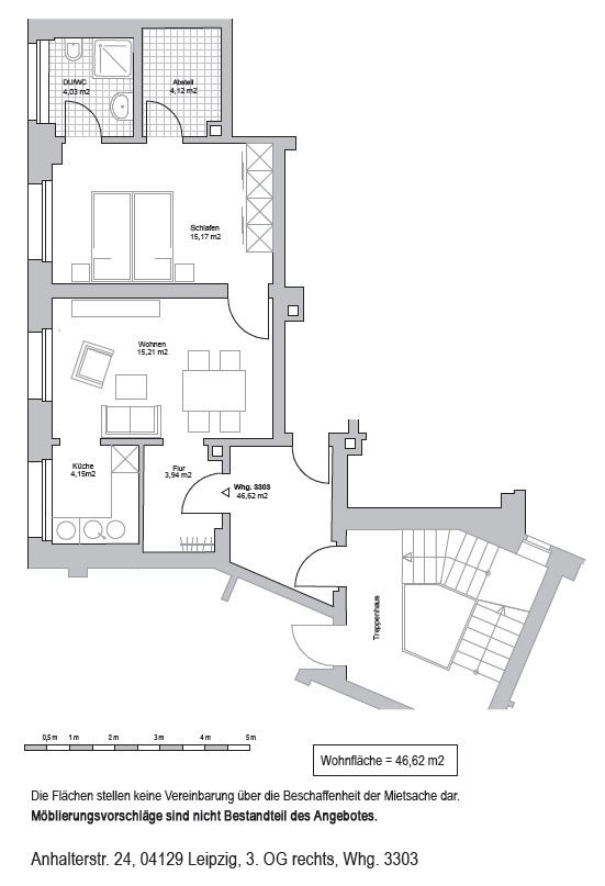 Grundriss Etagenwohnung Leipzig