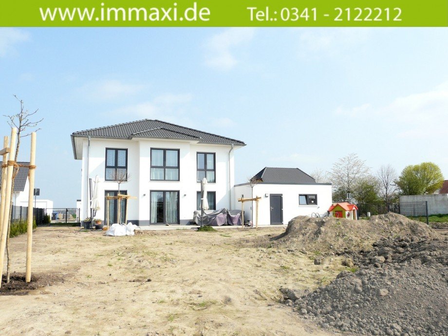 Hinteransicht Haus Krostitz Sch�nw�lkau (2) Einfamilienhaus Krostitz