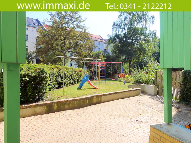 Innenhof Etagenwohnung Leipzig