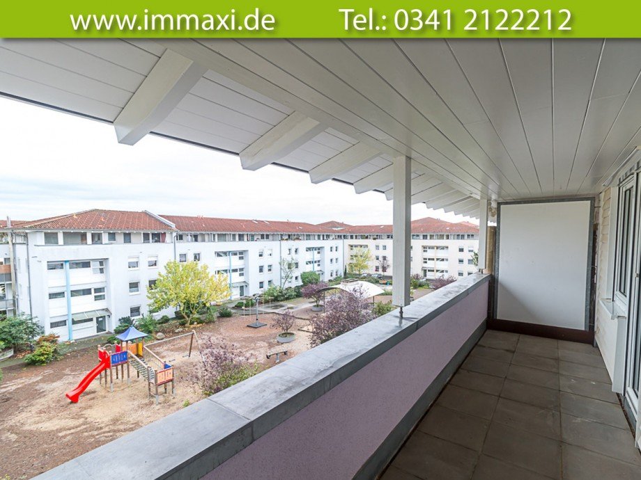 Balkon-Nr2 Maisonettewohnung Leipzig