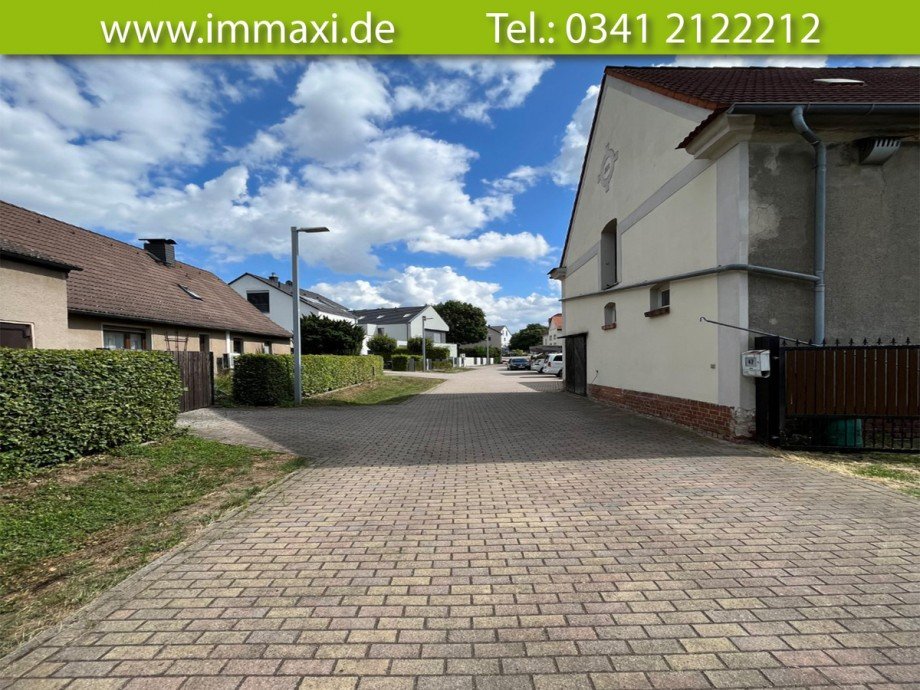 Stra�enseite Reiheneckhaus Markkleeberg