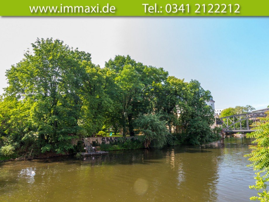 Wasserseite-Bootsanleger Erdgeschosswohnung Leipzig