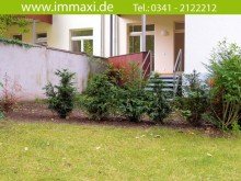 Garten PLAGWITZ + 3 RAUM WOHNUNG ERDGESCHOSS MIT GARTEN + PARKETT