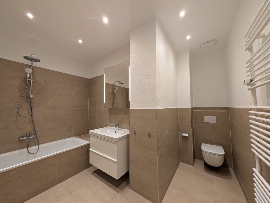 Badezimmer Erdgeschosswohnung Leipzig-Wahrern
