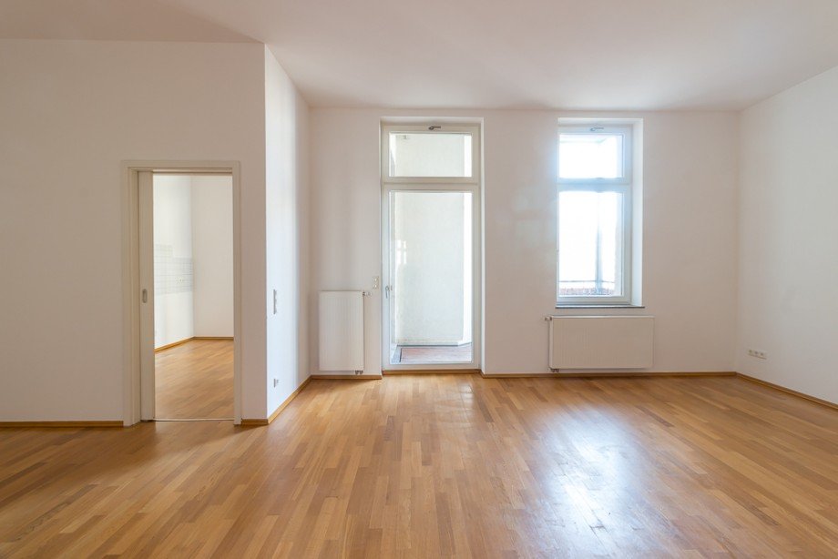 Wohnzimmer (3) Etagenwohnung Leipzig