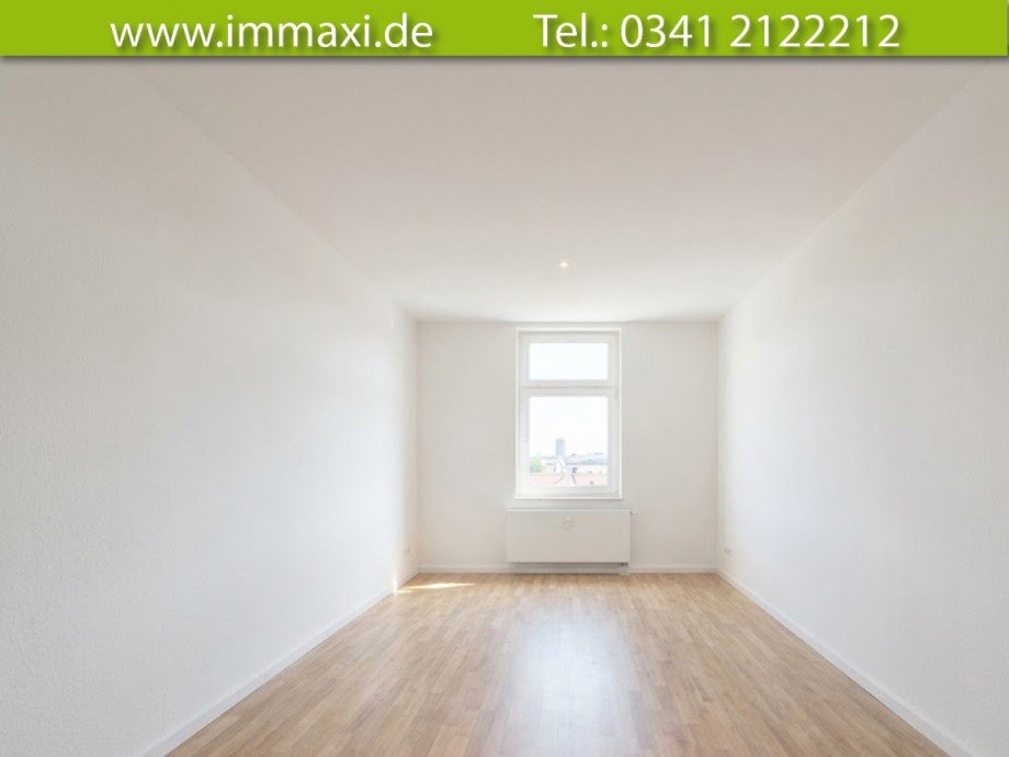 Schlafzimmer - KI-bearbeitete Darstellung Dachgeschosswohnung Leipzig