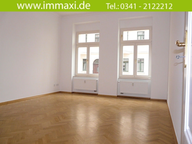 Wohnzimmer Erdgeschosswohnung Leipzig